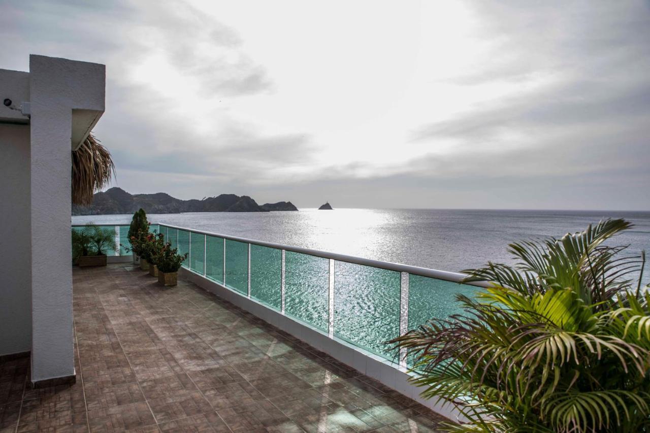 Hotel Large Beach Taganga Bagian luar foto